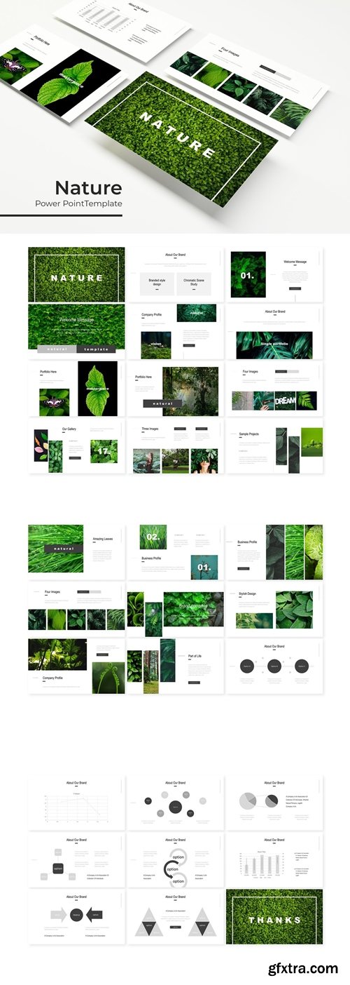Nature - Powerpoint, Keynote, Google Slides Templates
