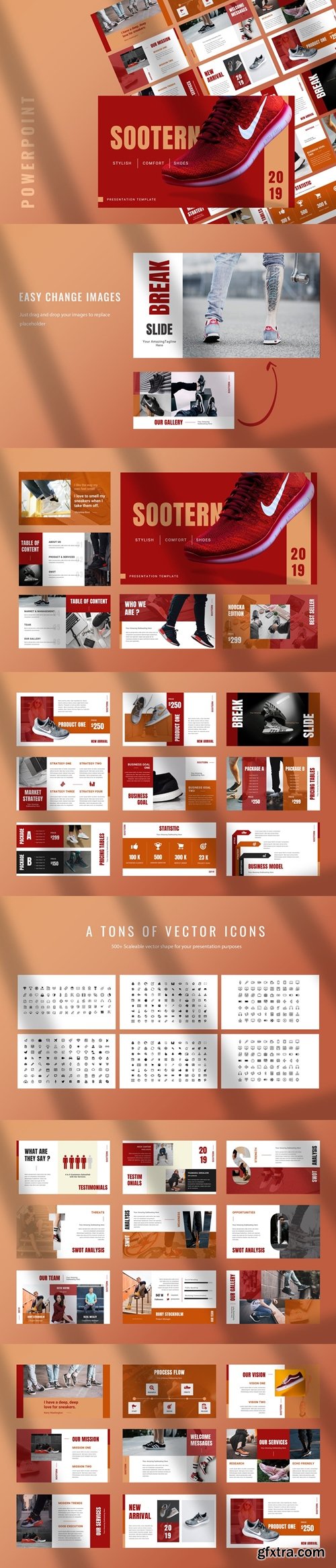 Sootern - Sneakers - Powerpoint, Keynote, Google Slides Templates