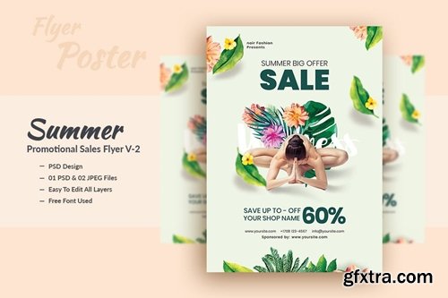Summer Promotional sales Flyer & Poster V-2