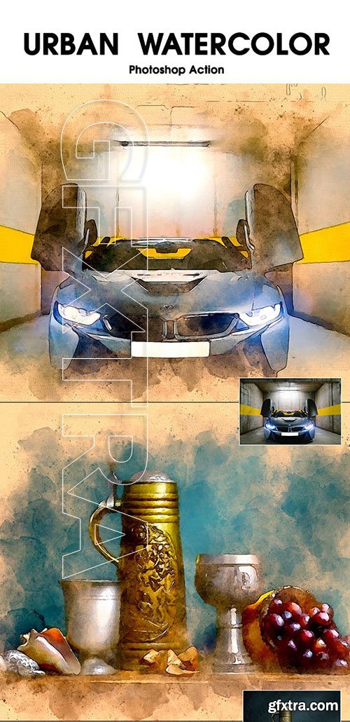 GraphicRiver - Urban Watercolor 23519071