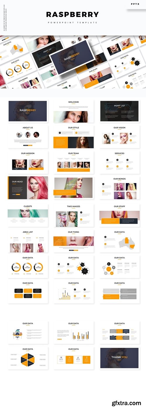 Raspberry - Powerpoint, Keynote, Google Slides Templates