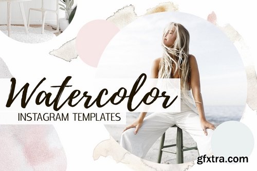Watercolor Instagram Templates