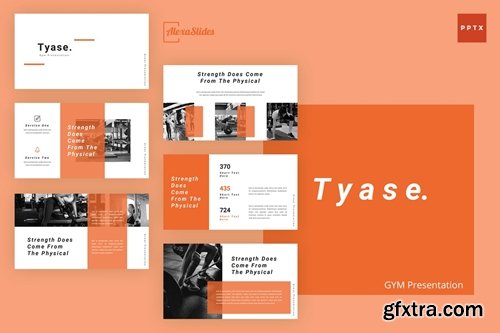 Tyase - Gym - Powerpoint, Keynote, Google Slides Templates