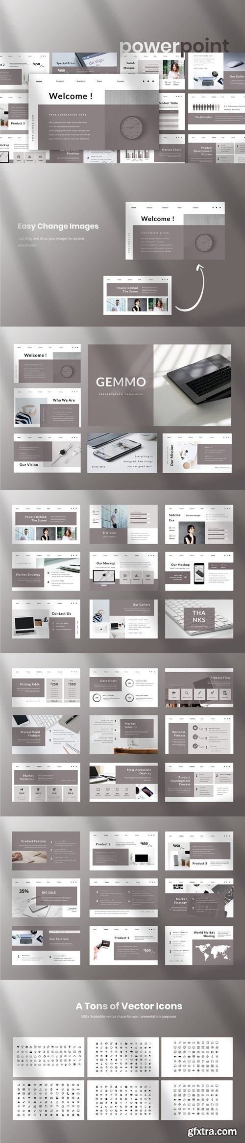 Gemmo - Business - Powerpoint, Keynote, Google Slides Templates