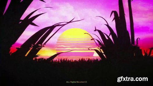 Retro Wave Logo 219562 Retro Wave Logo 219562