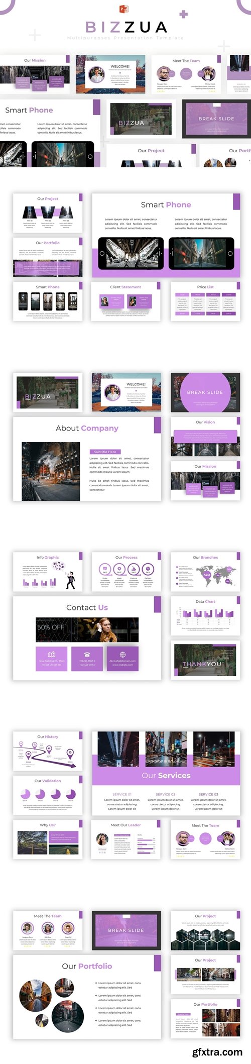Bizzua - Powerpoint Template