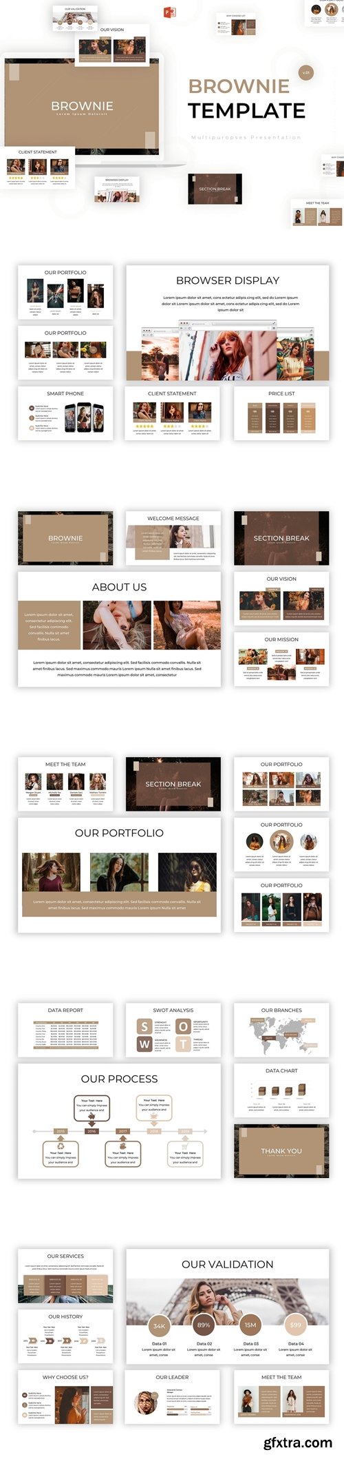 Brownie - Powerpoint Template