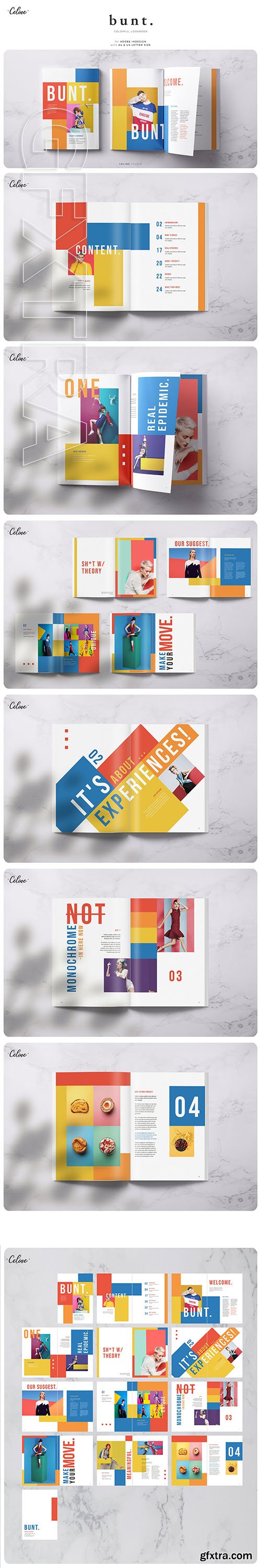 CreativeMarket - BUNT Colorful Lookbook 3676649