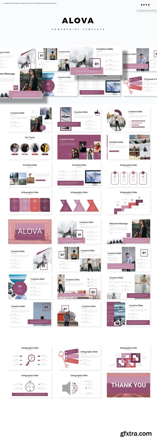 Alova - Powerpoint, Keynote, Google Slides Templates