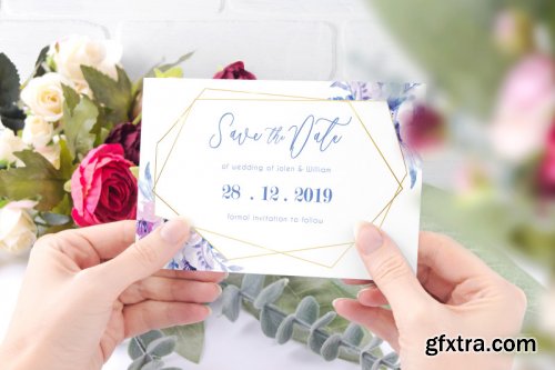 Burgundy Wedding Invitation Set