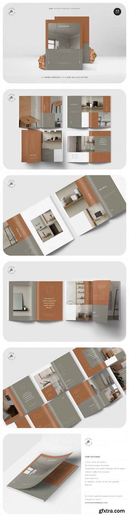 CreativeMarket - OAK Interior Design Lookbook 3654238