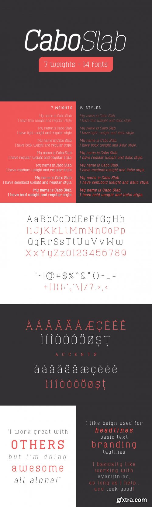 CreativeMarket - Cabo Rounded and Slab - Font Duo 3653822