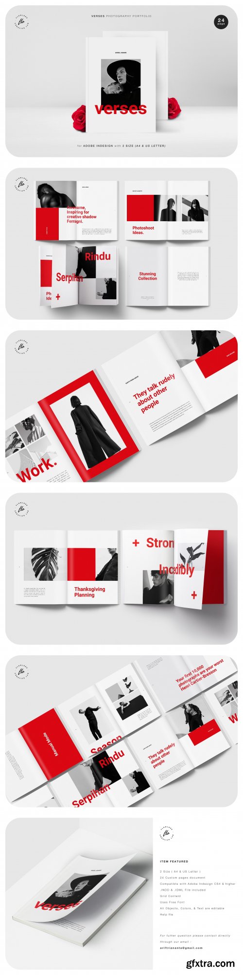 CreativeMarket - VERSES Photography Portfolio 3656640