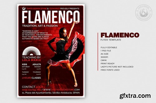 Flamenco Flyer Template V3