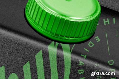 CreativeMarket - Poster Mockup Tetra Pak Black 2358397