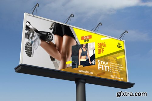 Fitness Billboard Template