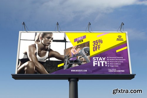 Fitness Billboard Template