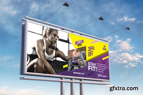 Fitness Billboard Template