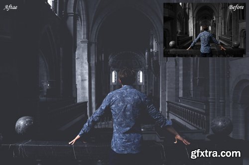 Dark Faded Photoshop Action