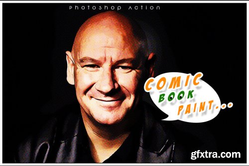 Comic Book Paint Photoshop Action