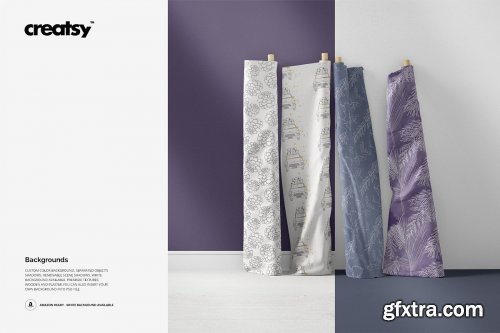 CreativeMarket - Fabric Rolls Mockup 70 FF v 6 3341307