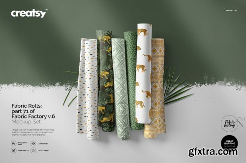 CreativeMarket - Fabric Rolls Mockup 71 FF v 6 3341104