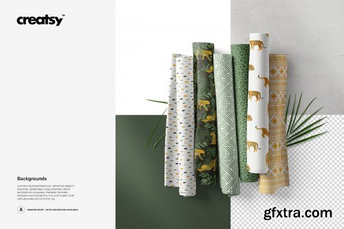 CreativeMarket - Fabric Rolls Mockup 71 FF v 6 3341104