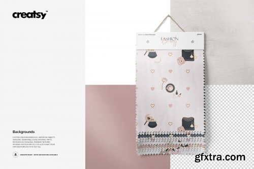 CreativeMarket - Fabric Swatches Mockup 63 FF v 6 3340758
