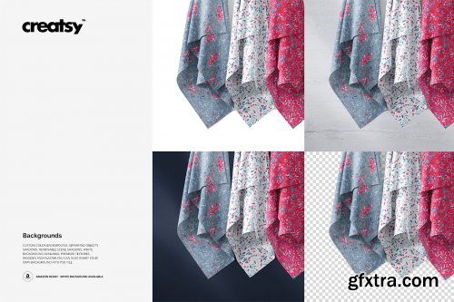 CreativeMarket - Hanging Fabrics Mockup 62 FF v 6 3345576