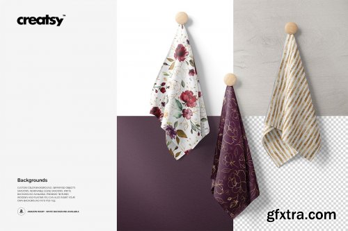 CreativeMarket - Hanging Fabrics Mockup 50 FF v 6 3320120