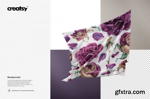 CreativeMarket - Floating Fabric Mockup 56 FF v 6 3314975