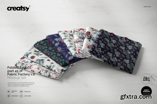 CreativeMarket - Folded Fabrics Mockup 45 FF v 6 3321837