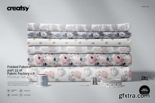 CreativeMarket - Folded Fabrics Mockup 33 FF v 6 3319480
