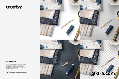 CreativeMarket - Folded Fabrics Mockup 24 FF v 6 3308031