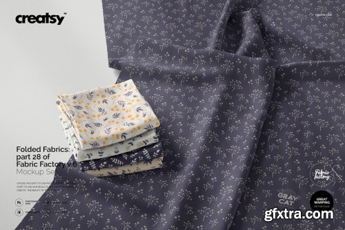 CreativeMarket - Folded Fabrics Mockup 28 FF v 6 3315855