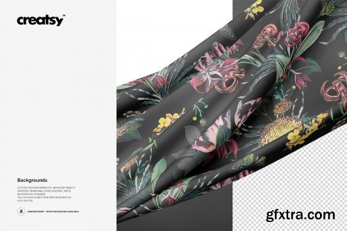 CreativeMarket - Floating Fabrics Mockup 16 FF v 6 3356432
