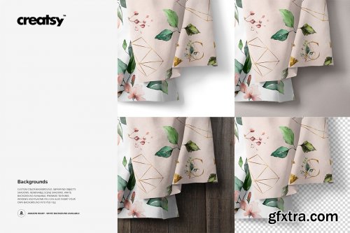 CreativeMarket - Hanging Fabrics Mockup 11 FF v 6 3284592