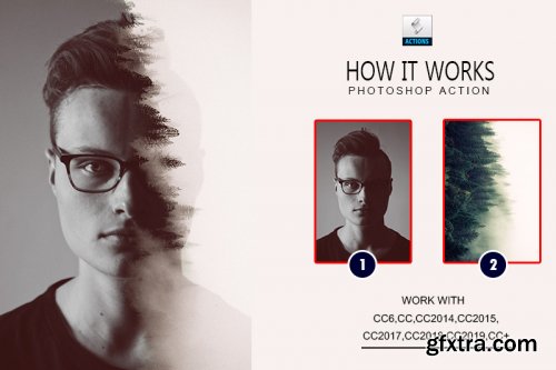 Double Exposure v2 Photoshop Action