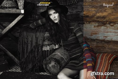 10 Daekness Photoshop Action