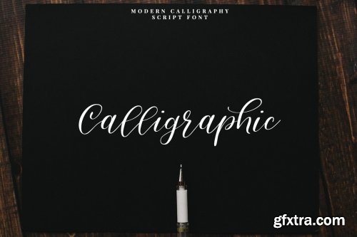 CreativeMarket - Calligraphic Modern calligraphy font 3701274
