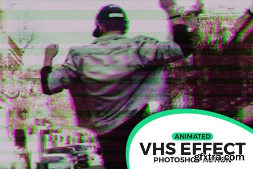 CreativeMarket - Animated VHS Effect Action 3708016