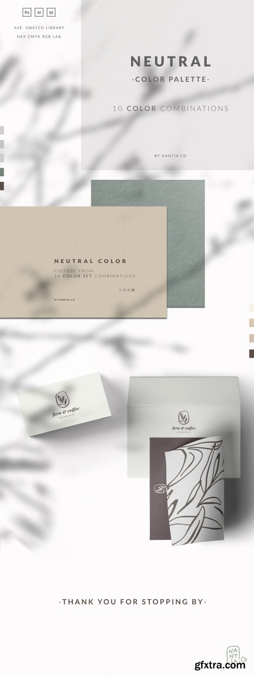 CreativeMarket - Neutral Color Palette collection 3673540