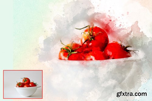 Watercolor Painting Photoshop Actions