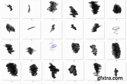 50+ HI-RES WATERCOLOR PHOTOSHOP BRUSHES