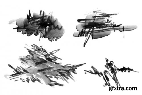 50+ HI-RES WATERCOLOR PHOTOSHOP BRUSHES