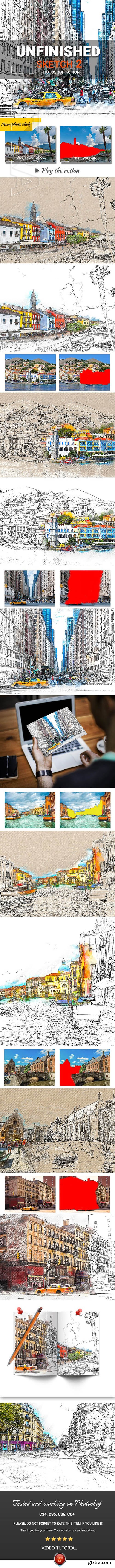 GraphicRiver - Urban Sketch2 Photoshop Action 23600694