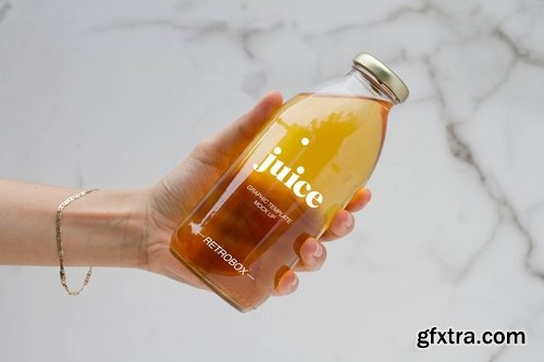 Juice Bottle Mock Up