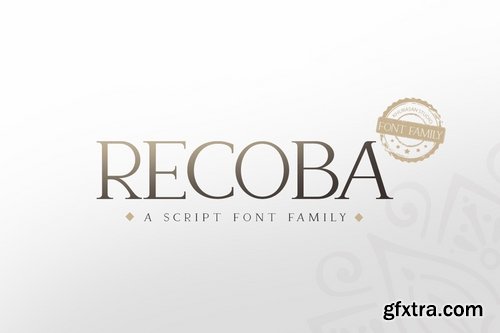 CM - Recoba Font Family 3741861