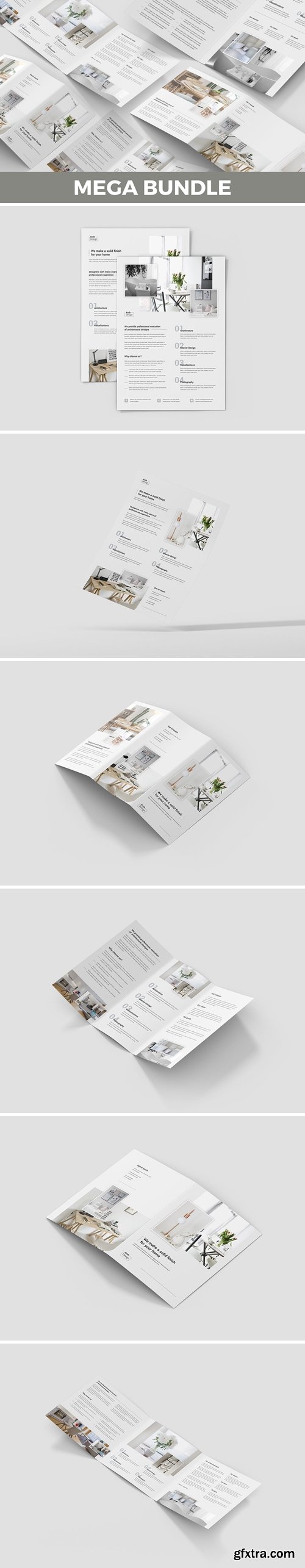Architectural Studio – Brochures Bundle 5 in 1