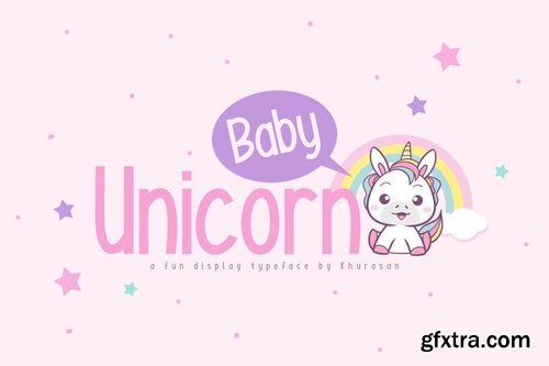 Baby Unicorn Font